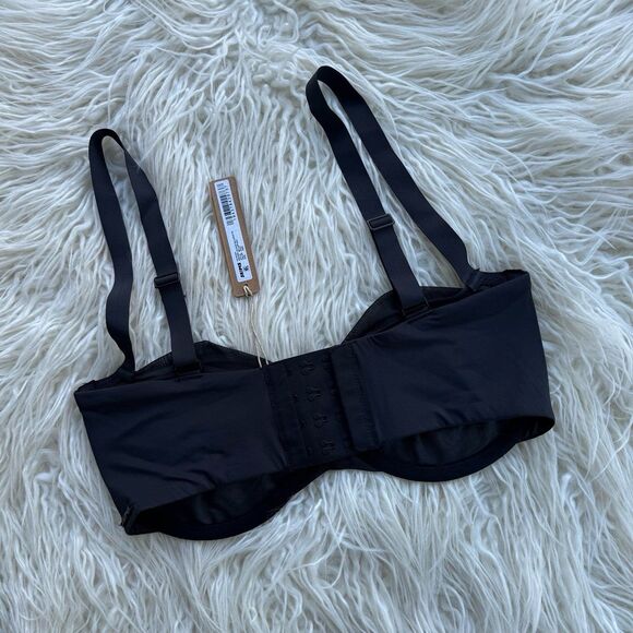 Skims No Show Unlined Demi Bra Onyx Size 34DD - Picture 7 of 10